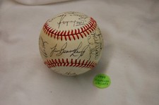 1984 Syracuse Chiefs Autographed Baseball - Many Future Major Leaguers Blue Jays