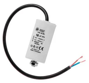 16 uF Motorkondensator Betriebskondensator 16uF Kabelanschluß Kondensator Ducati - Bild 1 von 4