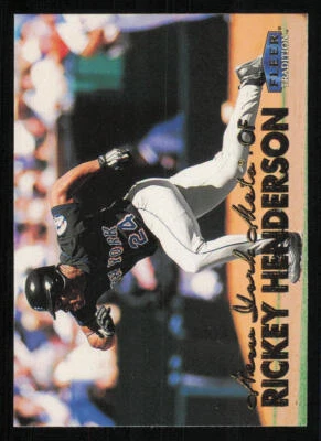 1999 Fleer Tradition Update #U135 Rickey Henderson - Image 1 of 2