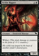 4x Sickle Ripper MTG Shadowmoor NM Magic Regular