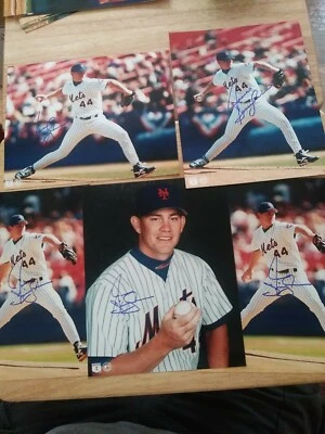  Lot of 5 Jason Isringhausen Autographed Signed 8x10 Photos NY Mets Cardinals  - Image 1 of 4