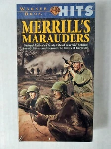MERRILL'S MARAUDERS VHS Directed by Samuel Fuller New, Sealed w/ Watermarks - Picture 1 of 7