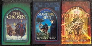 Stone Dance of the Chameleon by Ricardo Pinto 3 x Hardback books The Chosen - Picture 1 of 1