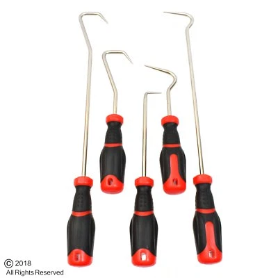 VCT 5-Piece Hook and Pick Set for Automotive Radiator / Coolant Hose Removal