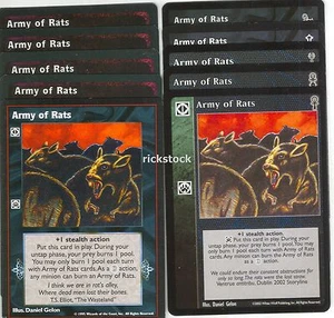 Army of Rats x10 Jyhad AE CE FN VTES SW LoB - Picture 1 of 1