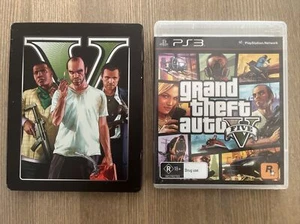 Grand Theft Auto V PS3 Hard case & Map Etc - Picture 1 of 1