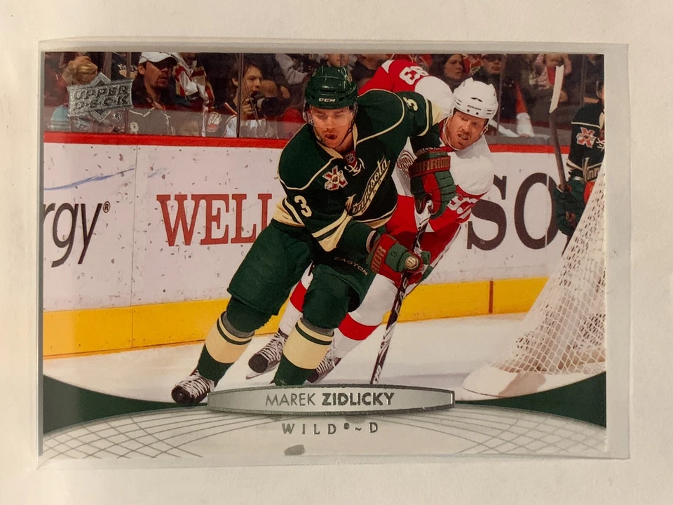 #112 Marek Zidlicky Minnesota Wild 2011-12 Upper Deck Series One Hockey Card - Image 1 of 2