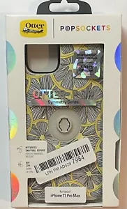 Otterbox PopSockets Otter+Pop Symmetry Case iPhone 11 Pro Max XS Max Lemons - Picture 1 of 3