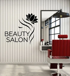 Vinyl Wall Decal Beauty Salon Hair Woman Decoration Idea Decor Stickers (ig5630) - Picture 1 of 2