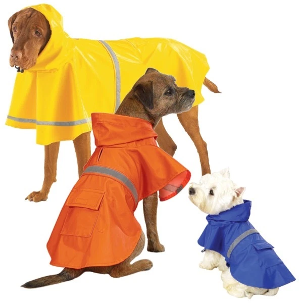 Guardian Gear Brite Impermeable Chaqueta Perro Lluvia Chaqueta con Capucha AZUL Talla: GRANDE Foto 1 de 3