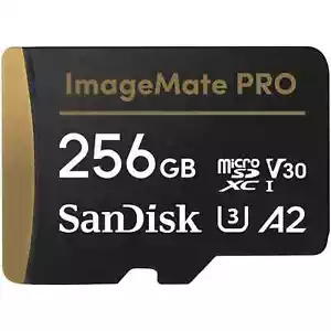SanDisk Memory Card 256GB ImageMate Pro microSDXC UHS 1 - up to 200MB/S - SDSQXB - Picture 1 of 5