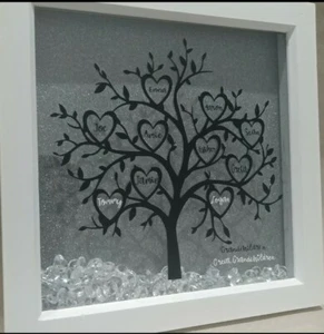 Personalised Family Tree Frame/ mothers day gift - Picture 1 of 11