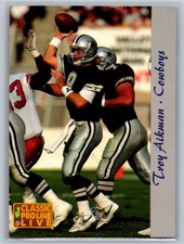 Troy Aikman Pro Line Live 1993 51 Dallas Cowboys
