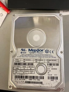 Maxtor 12GB IDE Model 91296D6 06A,05A,54A,, K,M,C,B, DP/N 0001244D, 01/02/99 - Afbeelding 1 van 2