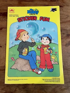 Vintage 80s My Buddy Sticker Fun Unused Complete Golden Book 1986 - Picture 1 of 23
