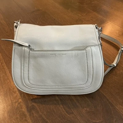 Bolso Bandolera Marc Jacobs Cuero Gris Recruit Nomad Saddle EXCELENTE ESTADO Foto 1 de 4