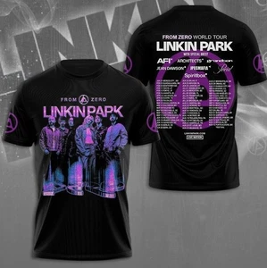 Linkin Park From ZERO World Tour 2025 3D T-Shirt Geschenk für Fan - Bild 1 von 3
