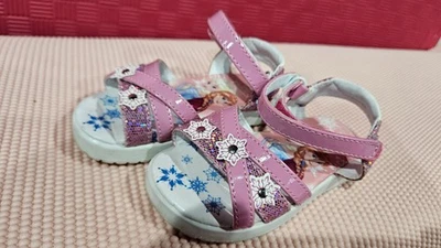 Frozen Disney Elsa Ana Rosa Sandalias Ligeras 7US Niño Pequeño/ 23.5 EU Foto 1 de 4