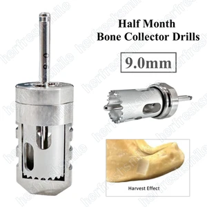 Dental Half Month Bone Drill Sampling Trephine Bur Incremental Bone Slice 9.0mm - Picture 1 of 9
