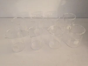 Glass Chemistry, Lab Pyrex 150ml Beaker Lot Of 8 In Great Condition  - Picture 1 of 10