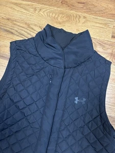 Under Armour Storm ColdGear Reactor Vest Size XS Men’s Black Jacket *Reversible* - Picture 1 of 7