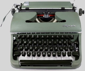 1954 Olympia SM 2 QWERTY Typewriter #441118 - Picture 1 of 12