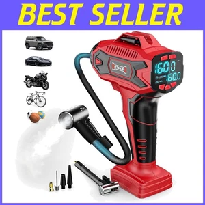 Rapid Inflation Handheld Air Compressor with Digital Gauge - 160 PSI Performance - Picture 1 of 8