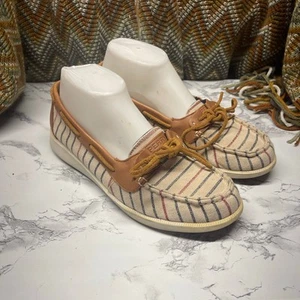 Sperry Top Sider Stripped sneakers size 8.5 women shoes loafers - Picture 1 of 8