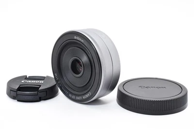 USDDU【 ¡Como nuevo leído!】Canon EF-M 22mm f2 STM Lente gran angular astilla de Japón Foto 1 de 4