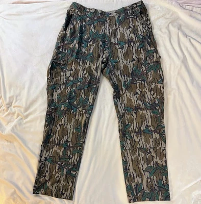 Pantalones Mossy Oak Tibbee Flex Tech Para Hombre Grandes Camuflados Ligeros Carga Caza Usados en Excelente Condición Foto 1 de 4