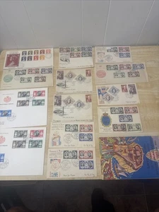 MONACO STAMPS 1st DAY ISSUE ENVELOPES 50s & 80s - Picture 1 of 9