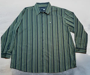 Rocawear Button Up Shirt NEW Big Tall Men's 6X Long Sleeve Dress Hip Hop Striped - Picture 1 of 10