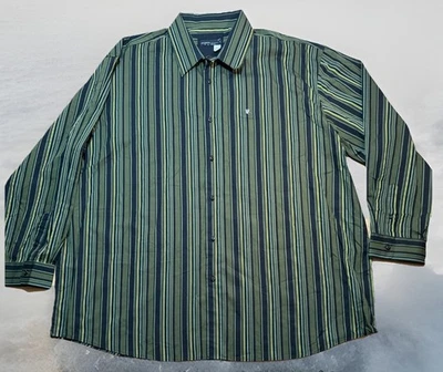 Rocawear Button Up Shirt NEW Big Tall Men's 6X Long Sleeve Dress Hip Hop Striped - Image 1 of 4