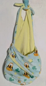 Disney Babies Pluto Stuffed Plush Replacement Swaddle Blanket Pouch Disney Parks - Picture 1 of 4