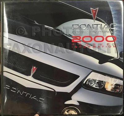 2000 Pontiac информация о продукте цвет обивки данных книга дилер альбом варианты - Изображение 1 из 2