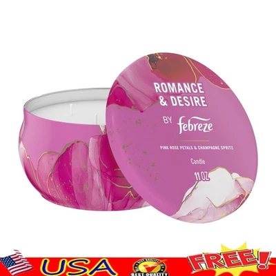 Vela Perfumada Romance Deseo 4 Mechas Hogar Fragancia Floral Vela 30h Quemar Nueva Foto 1 de 4