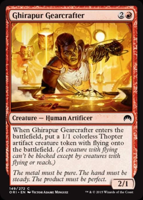 Ghirapur Gearcrafter -Foil Light Play MTG Magic Origins - Image 1 of 1
