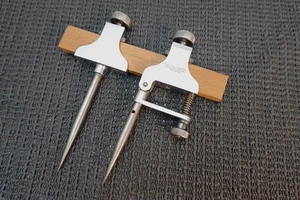 STARRETT NO. 50-A PUNTOS DE TRABEL MEJORADOS. HERRAMIENTA DE MAQUINISTA DE COLECCIÓN - Imagen 1 de 6