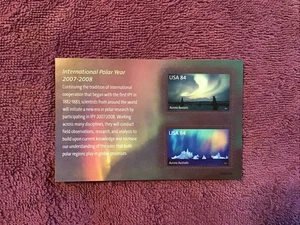2007 US Scott #4123 84c Anno Polare Internazionale, Foglio Souvenir di 2 MNH - Foto 1 di 2