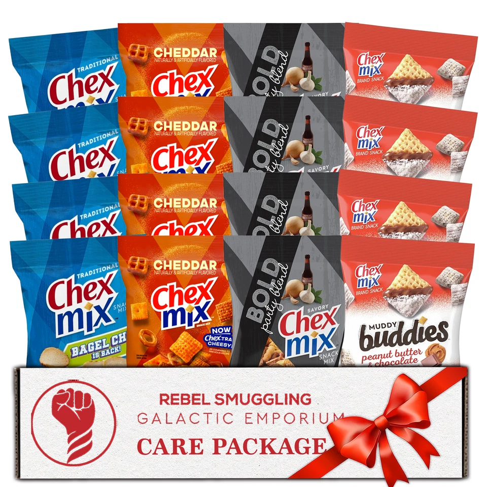 Chex Mix Mini Paquete Variedad - 16 Bolsas, 4 Sabores (1.75oz Cada una) Foto 1 de 3