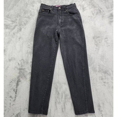 Vintage Denim & Co Jeans Womens 12 Faded Black High Rise Tapered Mom Stretch - Image 1 of 4