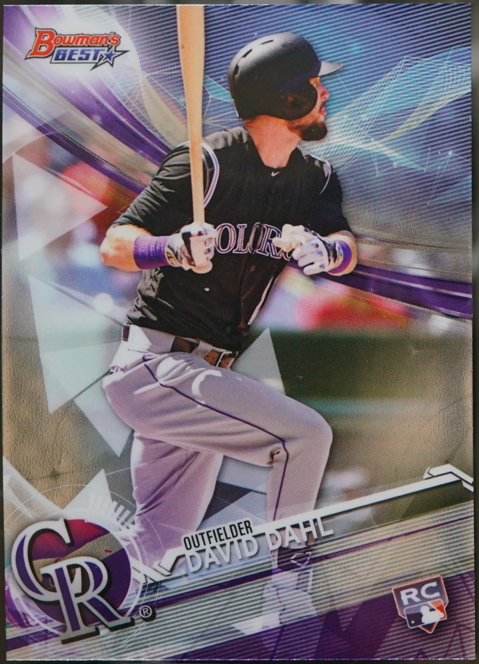 2017 Bowman's Best Baseball David Dahl #11 NM - Image 1 of 1