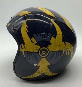 Daytona Cruiser Open Face DOT Motorcycle Helmet W/ Visor Toxic Graphic Size 2XL - Picture 1 of 5