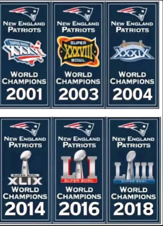 Parche bordado hierro en parche New England Patriots 6 MC ENVÍO GRATUITO Foto 1 de 1