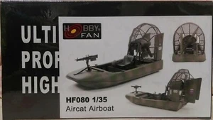 Hobby Fan 1/35 U.S Aircat Airboat Resin Vietnam War Hurricane Aircat - Picture 1 of 2