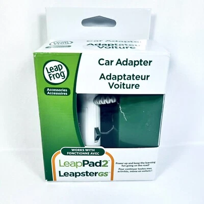 Cargador Adaptador Coche Leapfrog Leap Frog Blanco LeapPad 2 Leapster GS Caja Abierta Foto 1 de 4