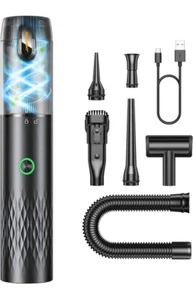 Portable Handheld Cordless Car Vacuum with High Power, Type-C Charging, 2 Suctio - Picture 1 of 7
