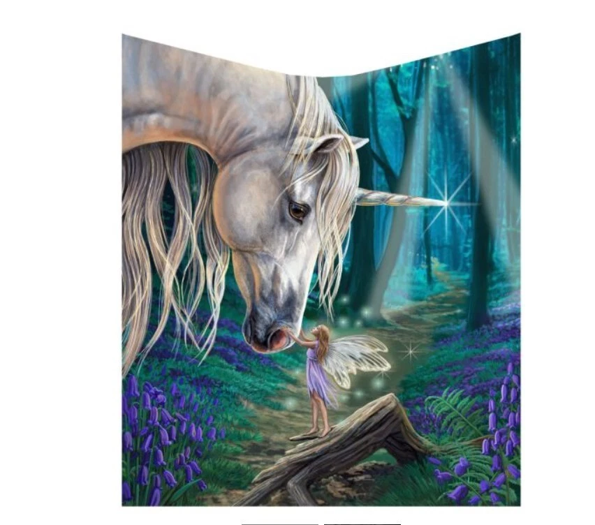 Lisa Parker Fairy Whispers Unicorn Throw Blanket - Image 1 of 1