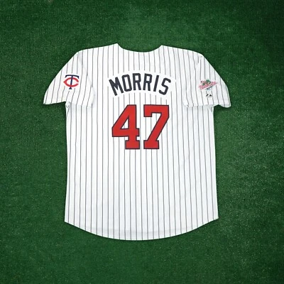 Jack Morris 1991 Minnesota Twins World Series Cooperstown Men's Home Jersey - Image 1 of 4