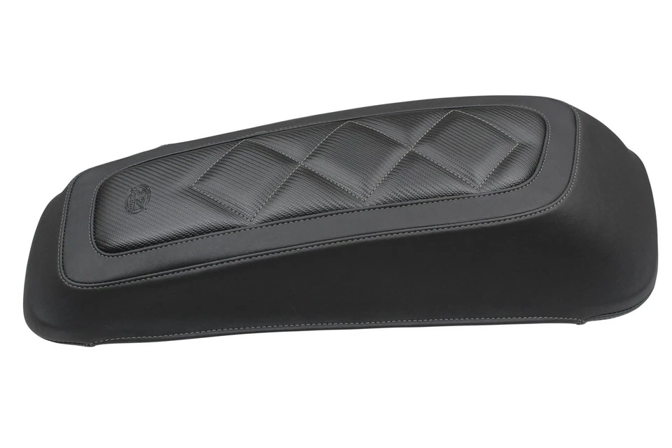 Cubiertas de tapa de alforja negras Mustang 77643 para Harley FL Touring 2008-2021 Foto 1 de 1